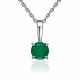 Серебряная подвеска Platina 03-3728-00-274-0200 с халцедоном
