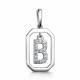 Серебряная подвеска АЛЬКОР 03-4378/00КЦ-00 с фианитом