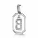 Серебряная подвеска АЛЬКОР 03-4378/00КЦ-00 с фианитом