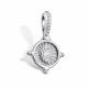 Серебряная подвеска АЛЬКОР 03-4628/00КЦ-00 с фианитом