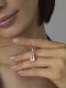 Серебряная подвеска АЛЬКОР 03-4723/00ТБ-00 с топазом и фианитом
