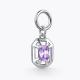 Серебряная подвеска АЛЬКОР 03-4779/КЦ30-00 с фианитом