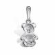 Серебряная подвеска АЛЬКОР 03-4781/00КЦ-00 с фианитом