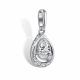 Серебряная подвеска АЛЬКОР 03-4842/00КЦ-00 с фианитом