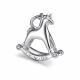 Серебряная подвеска АЛЬКОР 03-5217/00КЦ-00 с фианитом