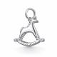Серебряная подвеска АЛЬКОР 03-5217/00КЦ-00 с фианитом