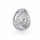 Серебряная подвеска АЛЬКОР 03-5219/00КЦ-00 с фианитом