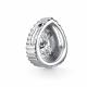 Серебряная подвеска АЛЬКОР 03-5219/00КЦ-00 с фианитом