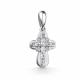 Серебряная подвеска АЛЬКОР 03-5262/00КЦ-00 с фианитом