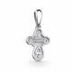 Серебряная подвеска АЛЬКОР 03-5262/00КЦ-00 с фианитом