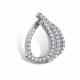 Серебряная подвеска АЛЬКОР 03-5635/00КЦ-00 с фианитом