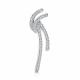 Серебряная подвеска АЛЬКОР 03-5678/00КЦ-00 с фианитом