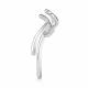Серебряная подвеска АЛЬКОР 03-5678/00КЦ-00 с фианитом
