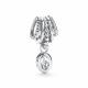 Серебряная подвеска АЛЬКОР 03-5787/00ГХ-00 с горным хрусталём
