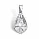 Серебряная подвеска АЛЬКОР с золотой накладкой и бриллиантом 03-5944/000Б-00