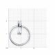Подвеска из белого золота SOKOLOV 036224-3
