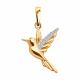 Золотая подвеска SOKOLOV 036603 с фианитом