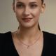 Золотая подвеска SOKOLOV 036714 с фианитом