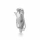 Серебряная брошь АЛЬКОР 04-4304/0000-00