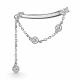 Серебряная брошь АЛЬКОР 04-5959/00СВ-00 с фианитом