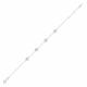 Серебряный браслет АЛЬКОР 05-1563/00КЦ-00 с фианитом