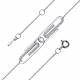 Серебряный браслет АЛЬКОР 05-2282/00КЦ-00 с фианитом