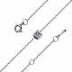 Серебряный браслет АЛЬКОР 05-2892/000Б-00 с бриллиантом