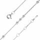 Серебряный браслет АЛЬКОР 05-3224/00СВ-00 с фианитом