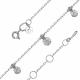 Серебряный браслет АЛЬКОР с золотой накладкой и бриллиантом 05-3528/000Б-00