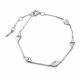 Серебряный браслет АЛЬКОР 05-4760/00КЦ-00 с фианитом