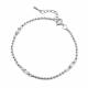 Серебряный браслет АЛЬКОР 05-4903/00КЦ-00 с фианитом