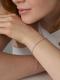 Серебряный браслет АЛЬКОР 05-4903/00КЦ-00 с фианитом