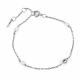 Серебряный браслет АЛЬКОР 05-5033/0ЖСВ-00 с жемчугом