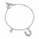 Серебряный браслет АЛЬКОР 05-5218/00КЦ-00 с фианитом