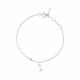 Серебряный браслет АЛЬКОР 05-5608/00СВ-00 с фианитом