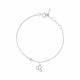 Серебряный браслет АЛЬКОР 05-5610/00СВ-00 с фианитом