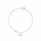 Серебряный браслет АЛЬКОР 05-5611/00СВ-00 с фианитом