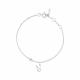 Серебряный браслет АЛЬКОР 05-5614/00СВ-00 с фианитом
