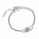 Серебряный браслет АЛЬКОР 05-5711/000Б-00 с бриллиантом
