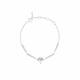 Серебряный браслет АЛЬКОР с бриллианитом и фианитом 05-5722/00БТ-00