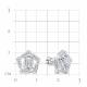 Серебряные серьги TALANT 05-72-0001-15846 с фианитом