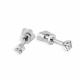 Серьги из белого золота Мастер Бриллиант 05M005-0011-0001-031 с фианитом