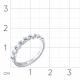 Кольцо из белого золота Мастер Бриллиант 05M1-208750-00-00 с бриллиантом
