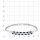 Браслет из белого золота Мастер Бриллиант 05M10-220460-00-02 с бриллиантом и сапфиром