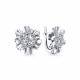 Серьги из белого золота Мастер Бриллиант 05M2-208663-00-00 с бриллиантом