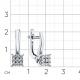 Серьги из белого золота Мастер Бриллиант 05M2-209012-00-00 с бриллиантом