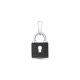 Подвеска из белого золота Мастер Бриллиант 05M3-230093-00-48 с чёрным бриллиантом