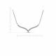 Колье из белого золота ERA Jewellery 06-03353-03-001-07-03 с бриллиантом