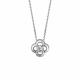 Серебряное колье АЛЬКОР 06-1339/00КЦ-00 с фианитом