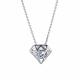 Серебряное колье АЛЬКОР 06-1456/00КЦ-00 с фианитом